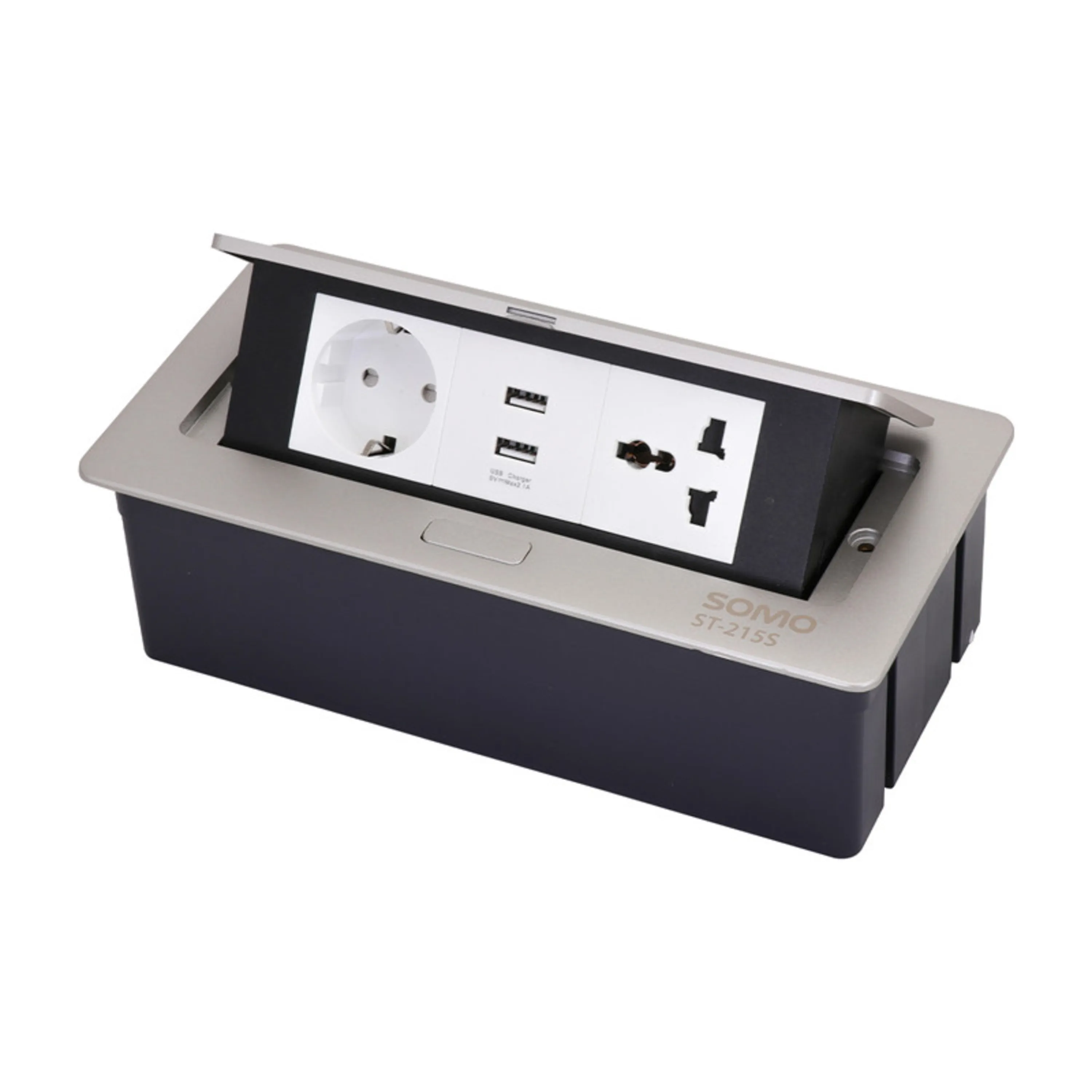 پریز توکار سومو SOMO دارای پورت USB مدل ST-215S پریز توکار سومو SOMO دارای پورت USB مدل ST-215S