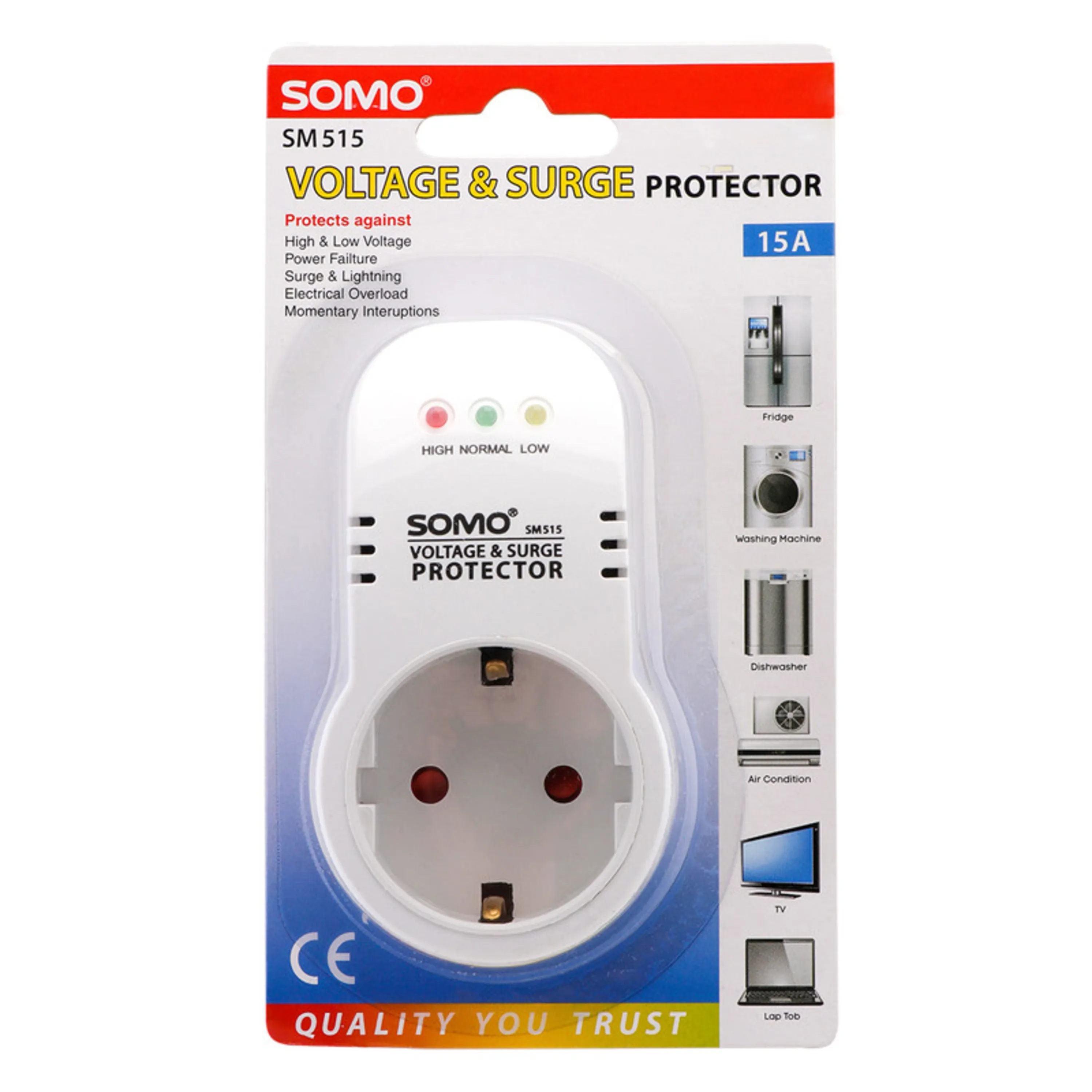 محافظ ولتاژ برق 15 آمپر سومو SOMO مدل SM515 محافظ ولتاژ برق 15 آمپر سومو SOMO مدل SM515