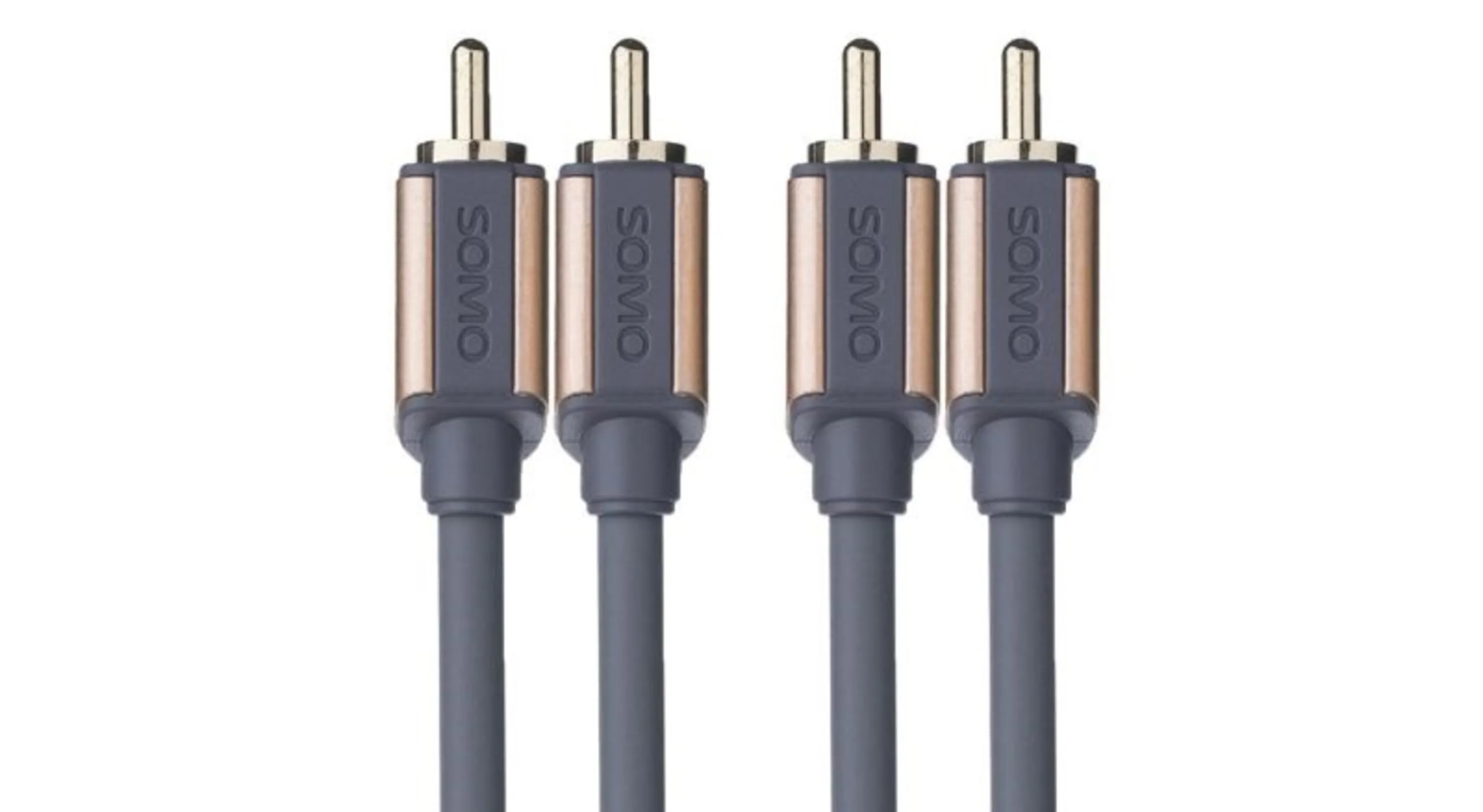 کابل 2xRCA به 2xRCA سومو SOMO مدل SR1202 طول 2 متر