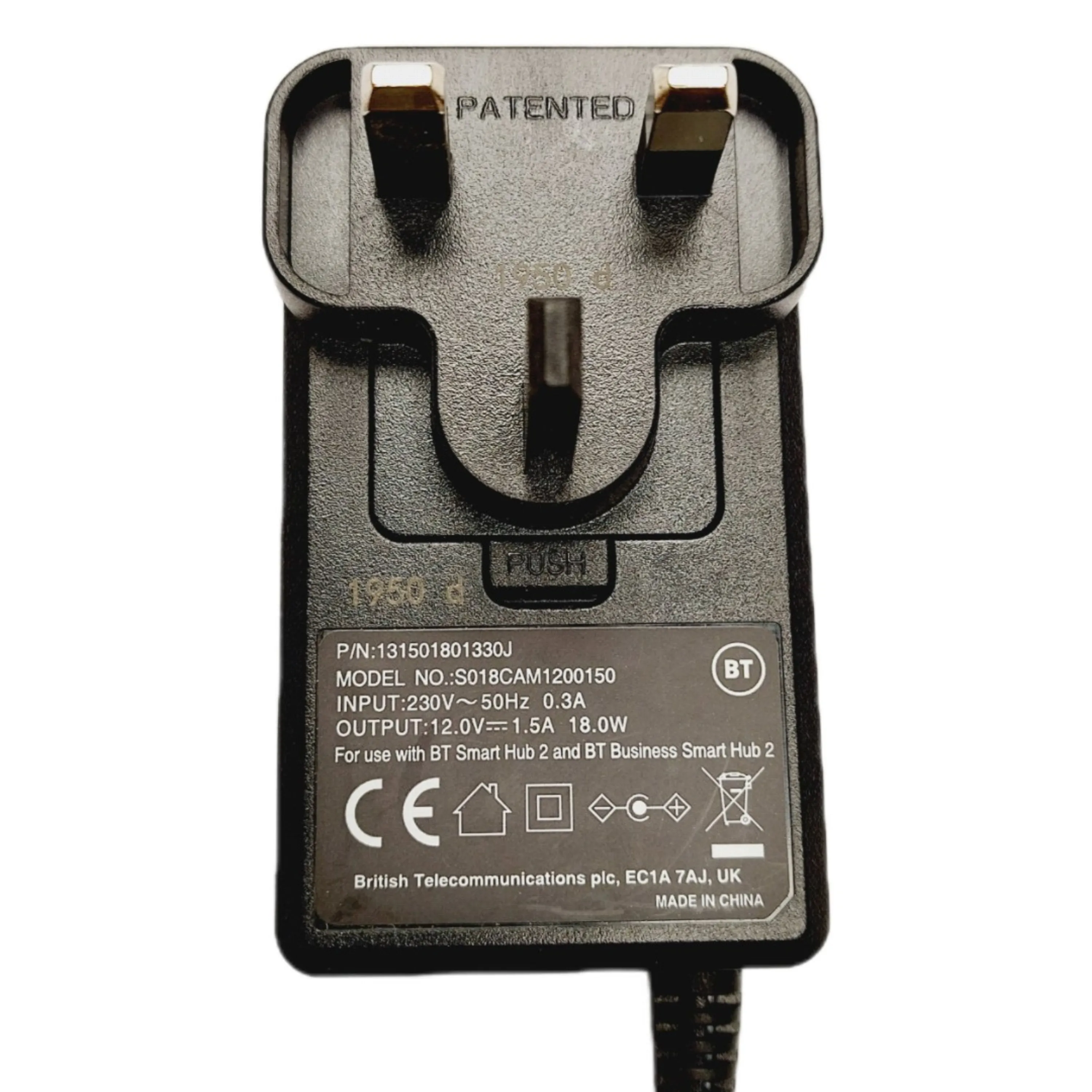 آداپتور سئوچینگ دوشاخه اروپایی 12 ولت 1.5 آمپر