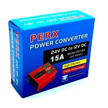 مبدل 24 ولت به 12 ولت 15 آمپر برند PERX پرکس