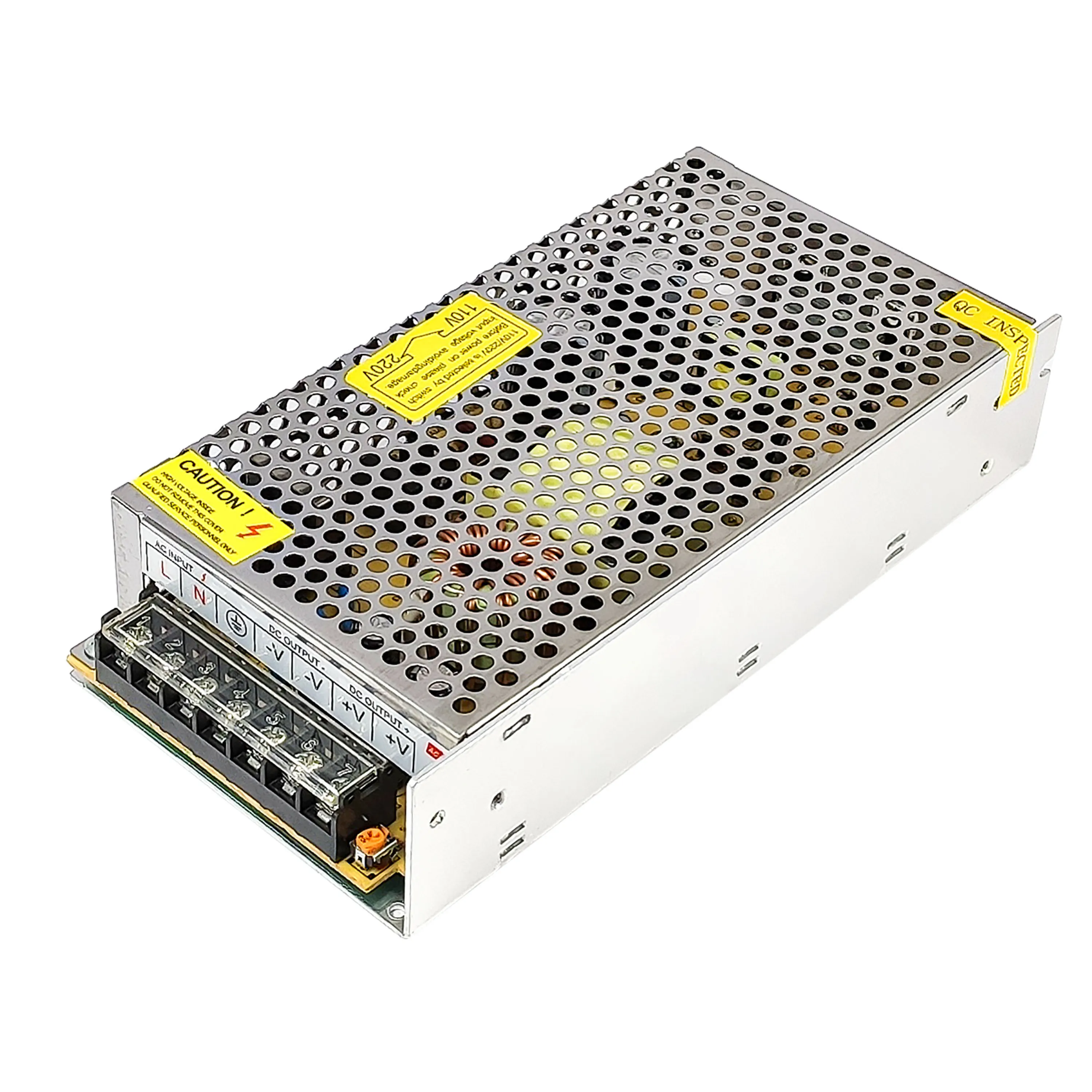 آداپتور 12 ولت 15 آمپر فلزی مدل S-180-12 فالکون FALCON آداپتور 12 ولت 15 آمپر فلزی مدل S-180-12 فالکون FALCON