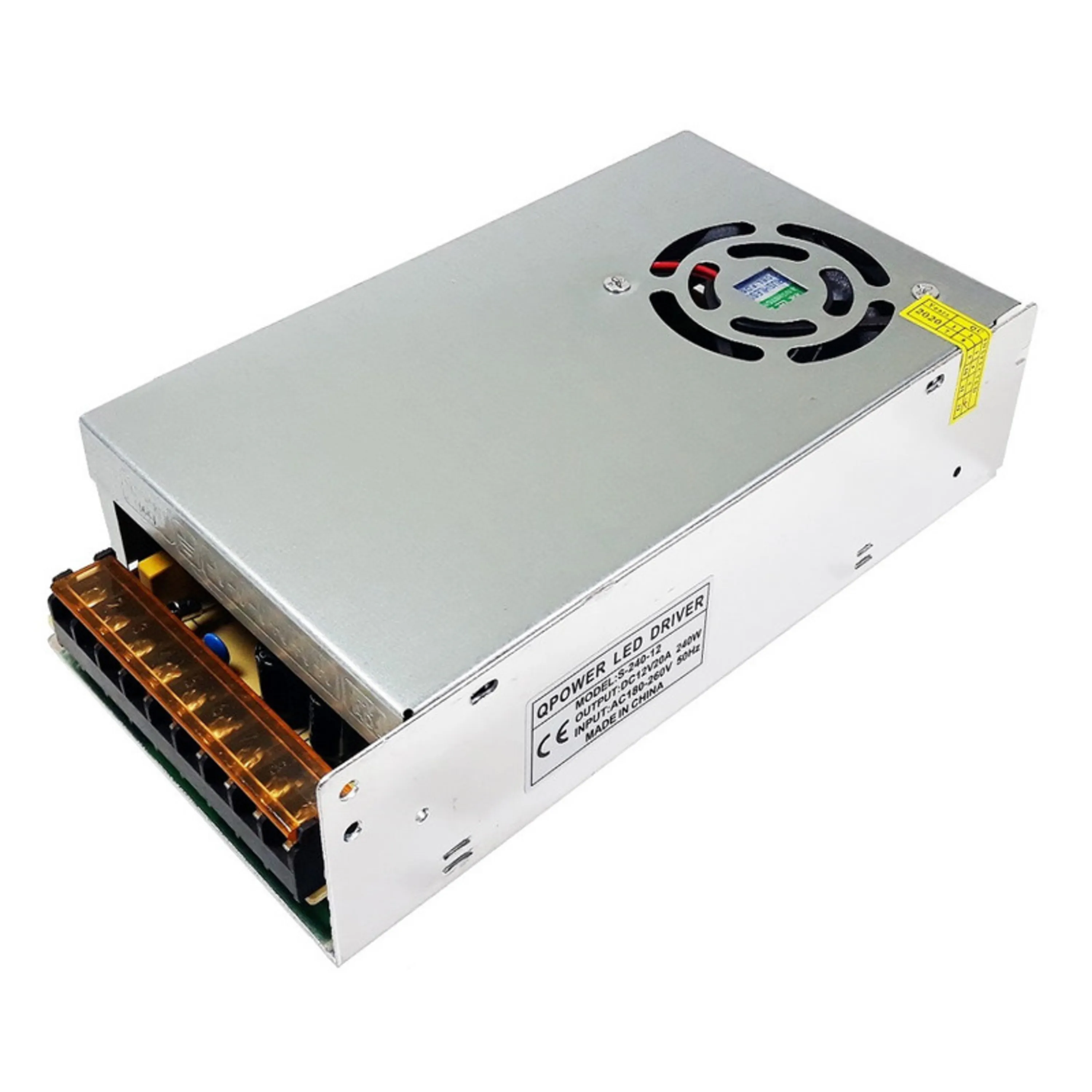 آداپتور 24 ولت 10 آمپر فلزی فن دار مدل S-240-24 فالکن FALCON آداپتور 24 ولت 10 آمپر فلزی فن دار مدل S-240-24 فالکن FALCON