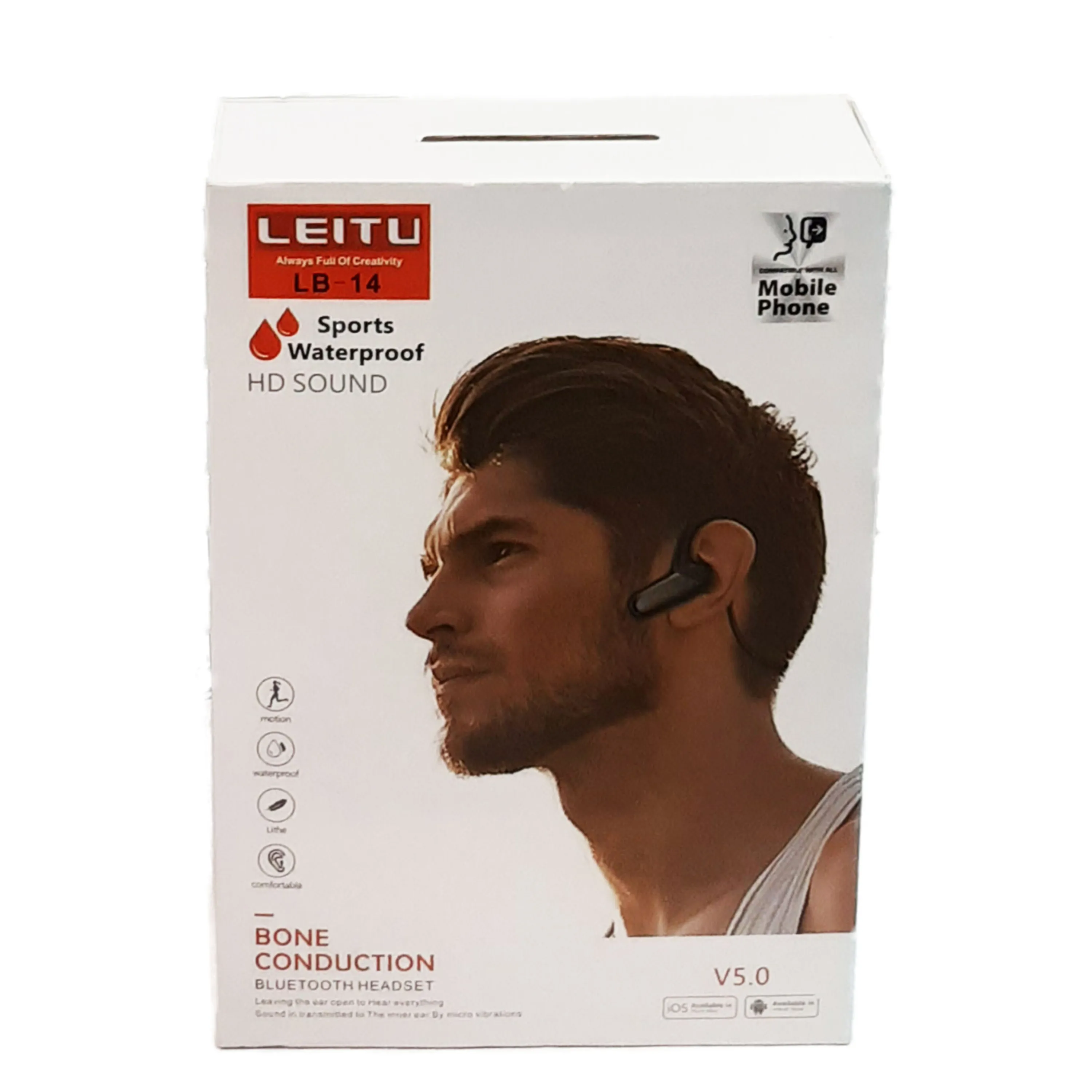 هندزفری ضدآب بلوتوث القایی لیتو LEITU مدل LB-14 هندزفری ضدآب بلوتوث القایی لیتو LEITU مدل LB-14