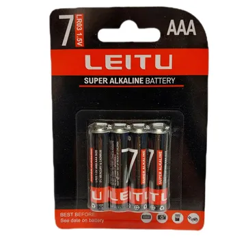 باتری نیم قلمی لیتو LEITU مدل Super Alkaline بسته 4 عددی