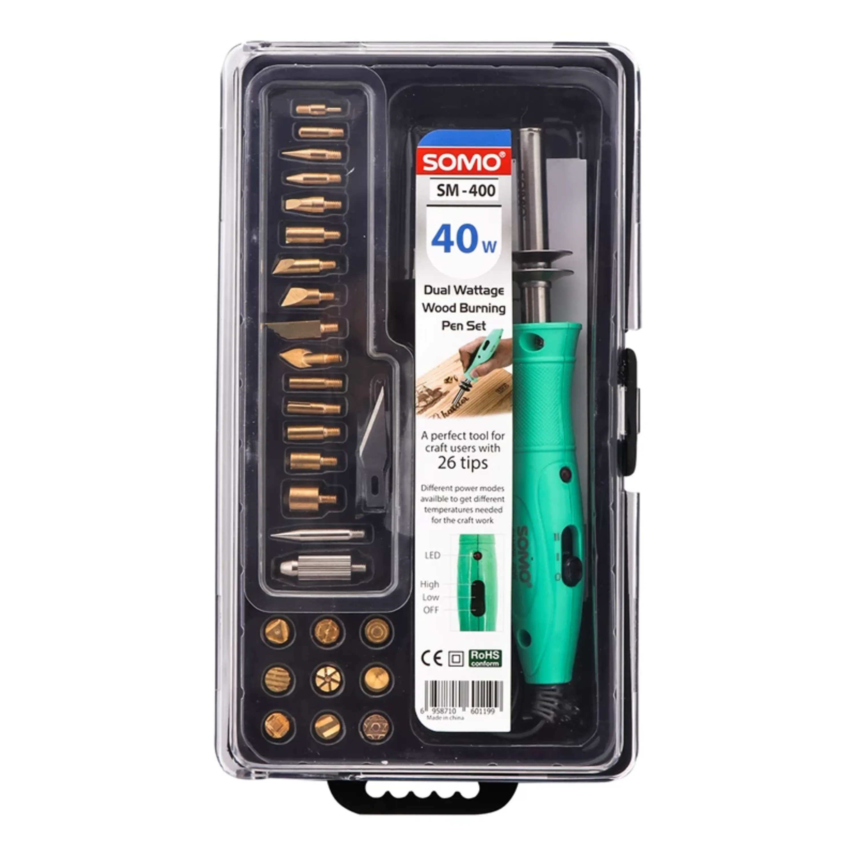 هویه 40وات سوخته کاری سومو با 26 نوک مدل |SM400