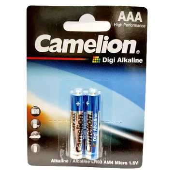 باتری نیم قلمی کملیون آلکالاین  2تایی | Camelion