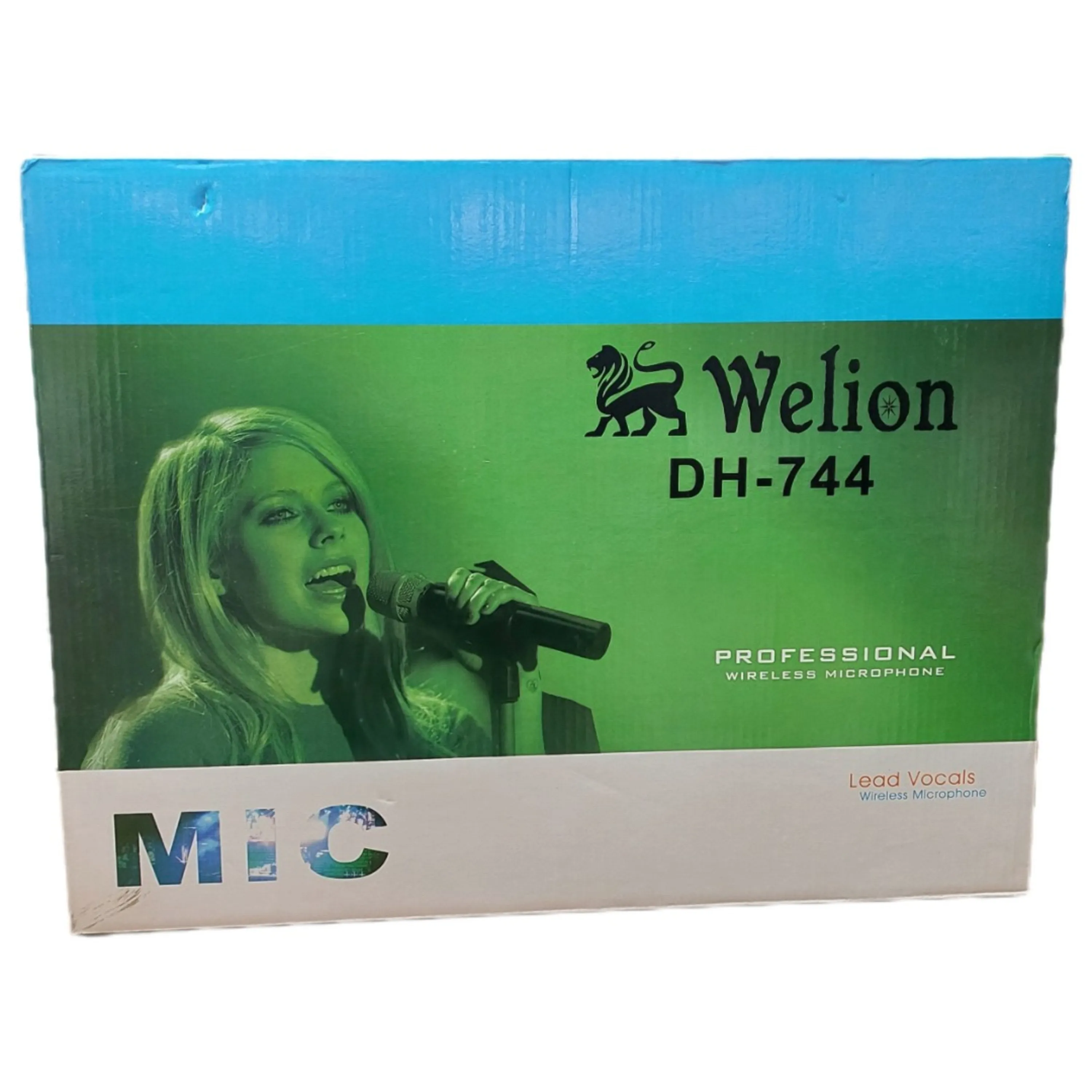 میکروفون بی سیم دو کانال دو دستی | Welion DH-744 میکروفون بی سیم دو کانال دو دستی | Welion DH-744