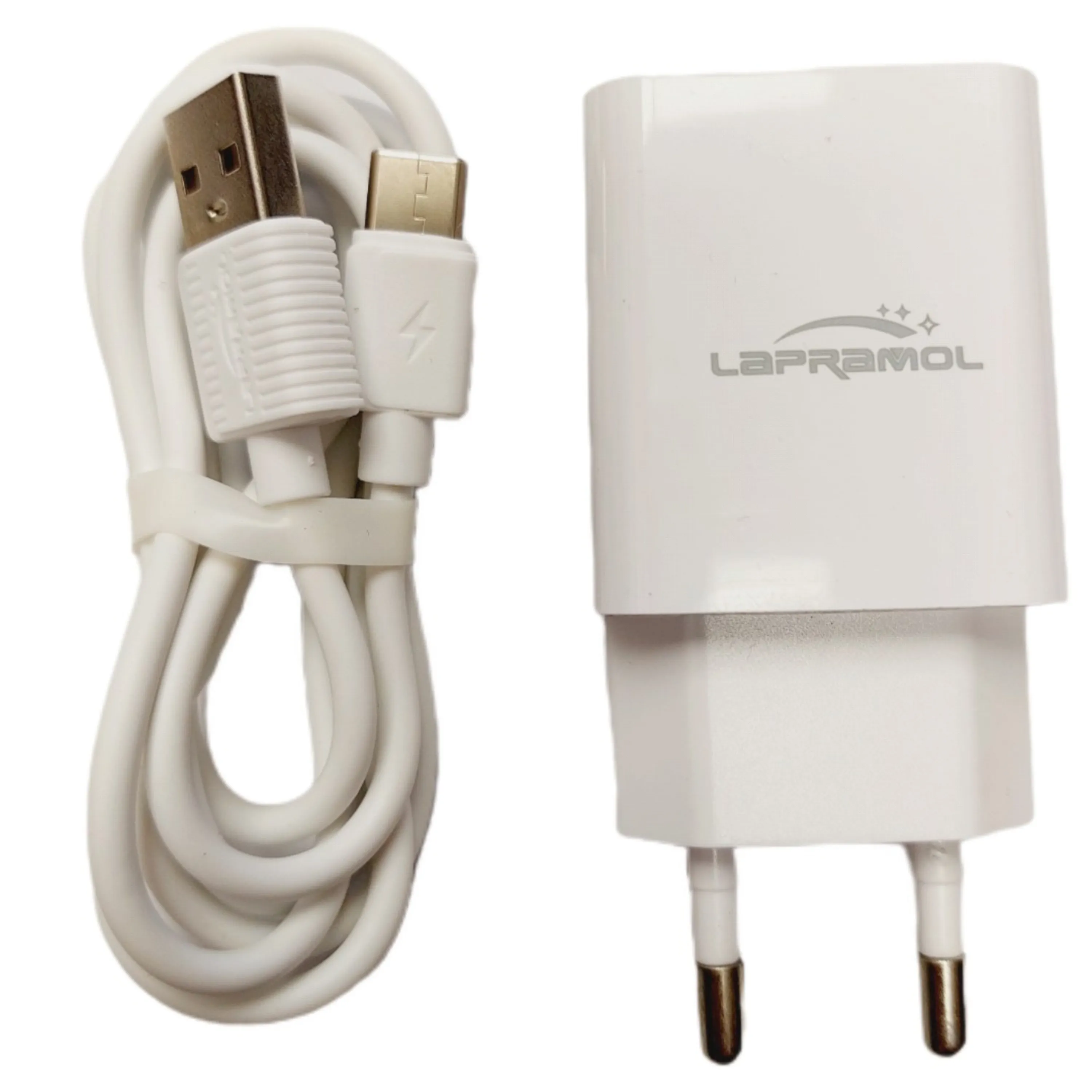 شارژر 2 پورت لاپرامول با کابل تایپ سی| LP-C2 شارژر 2 پورت لاپرامول با کابل تایپ سی| LP-C2