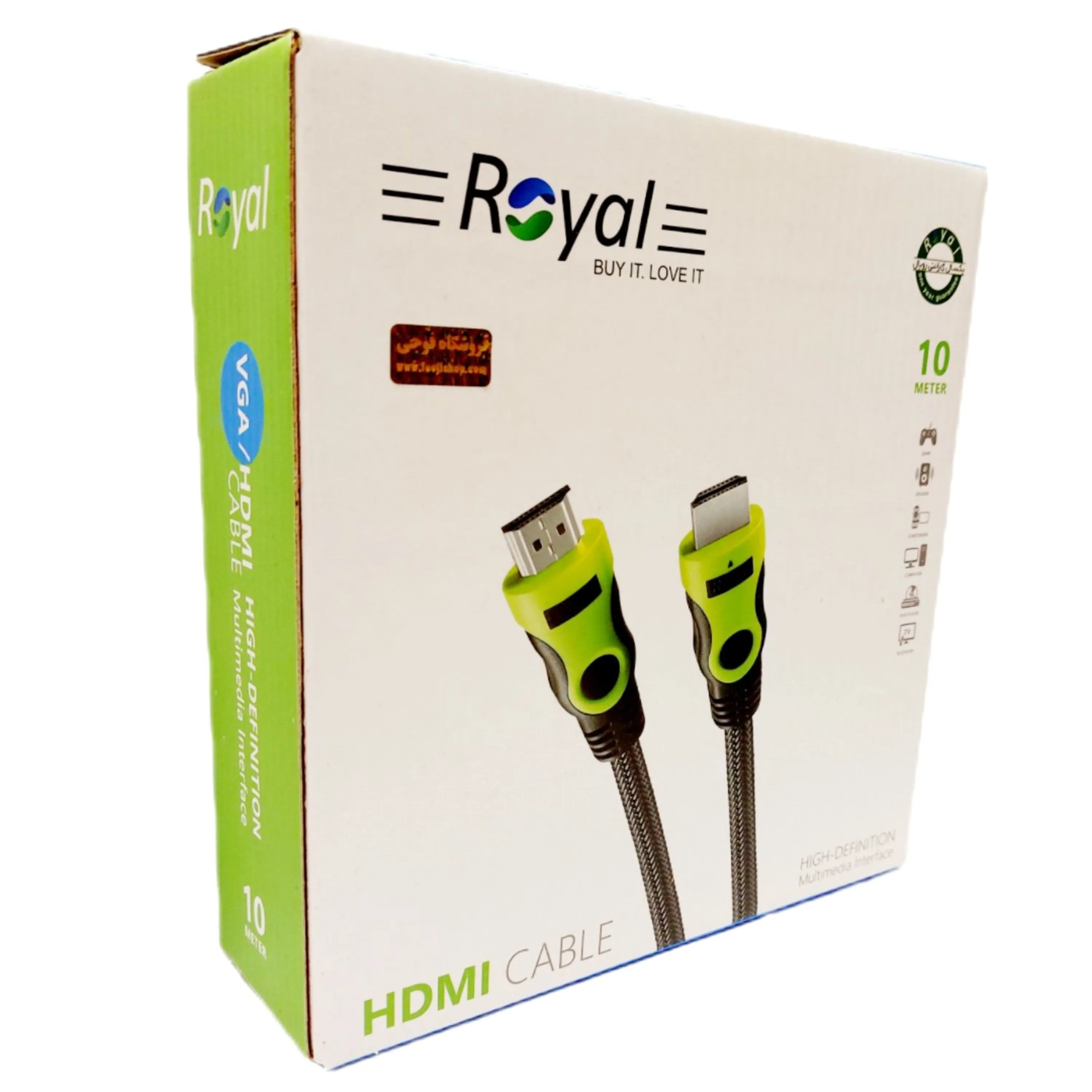 کابل اچ دی ام ای کیفیت FULLHD ورژن 1.4 طول [10m]