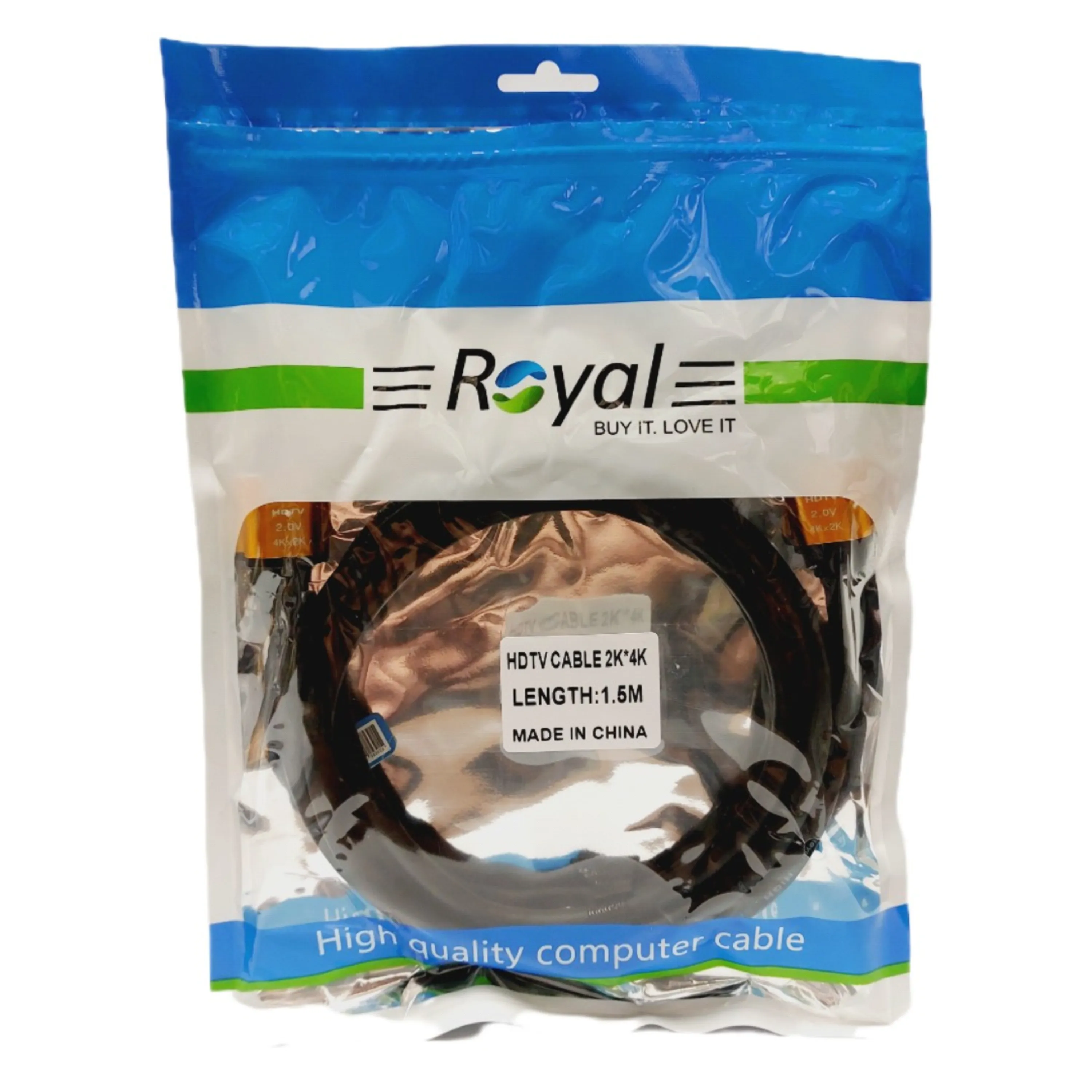 کابل HDMI کیفیت 4K ورژن 2.0 رویال 1.5متر  [ROYAL]