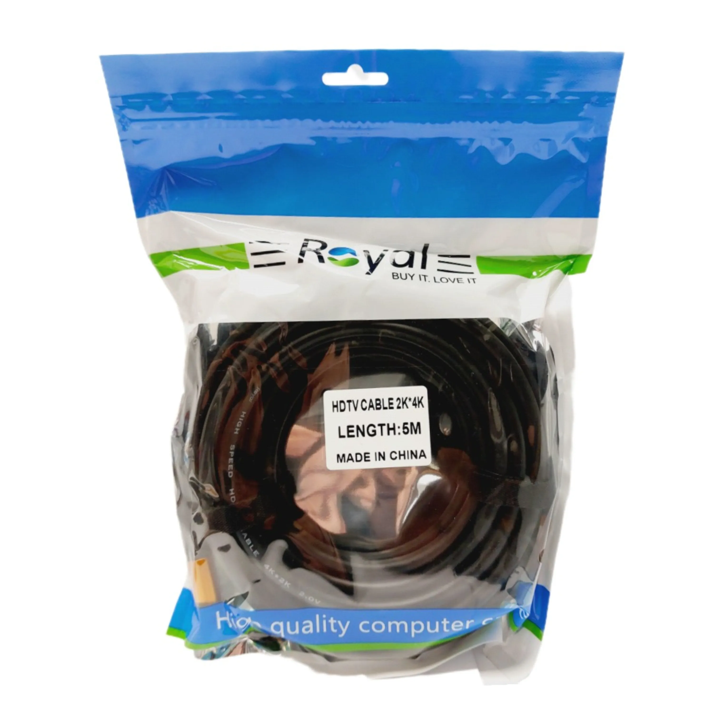 کابل HDMI کیفیت 4K ورژن 2.0 رویال 5 متر  [ROYAL]