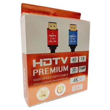 کابل HDMI کیفیت 4K طول 5.0 متر پریمیوم PREMIUM