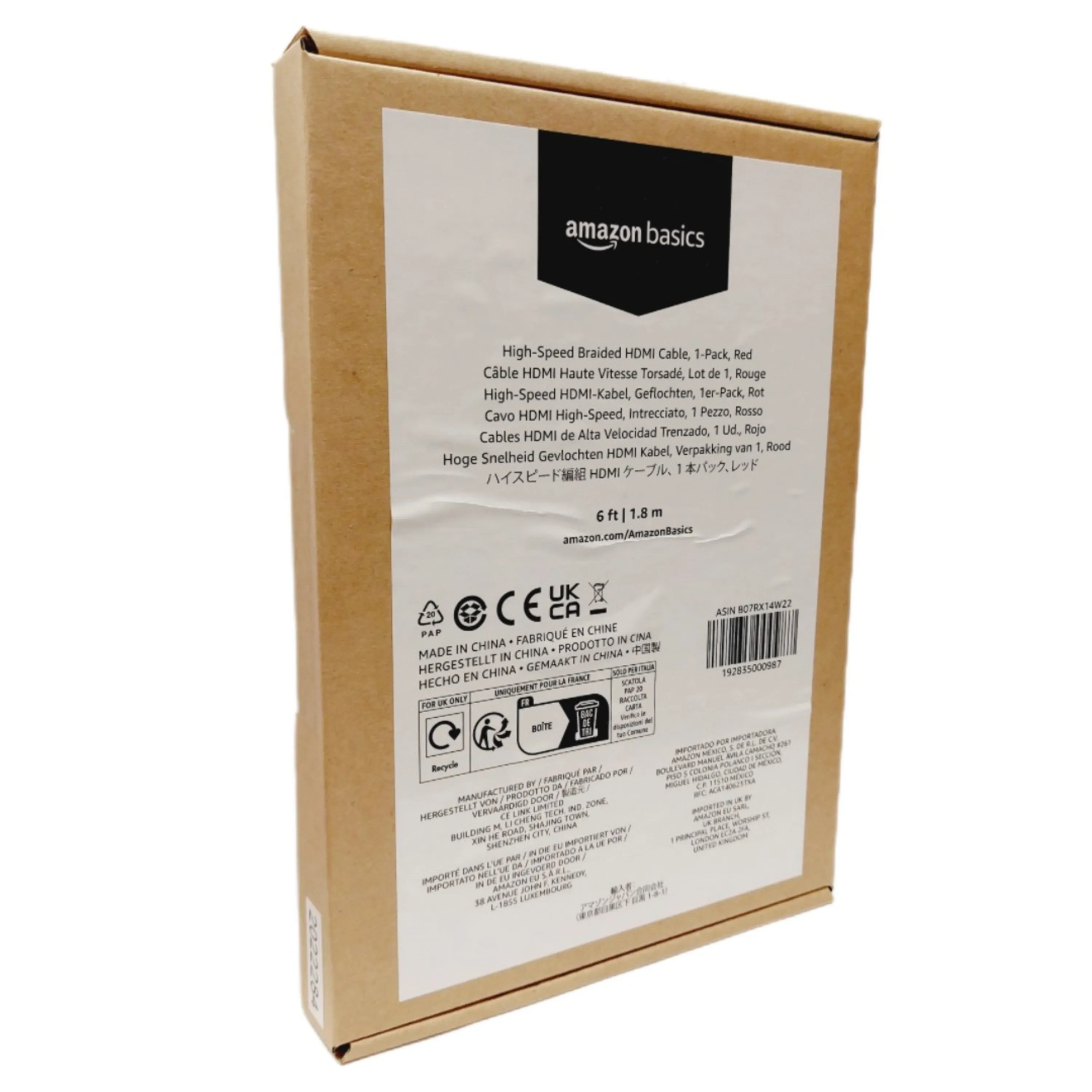 کابل HDMI کیفیت 8K آمازون AMAZON BASICS 1.8m کابل HDMI کیفیت 8K آمازون AMAZON BASICS 1.8m