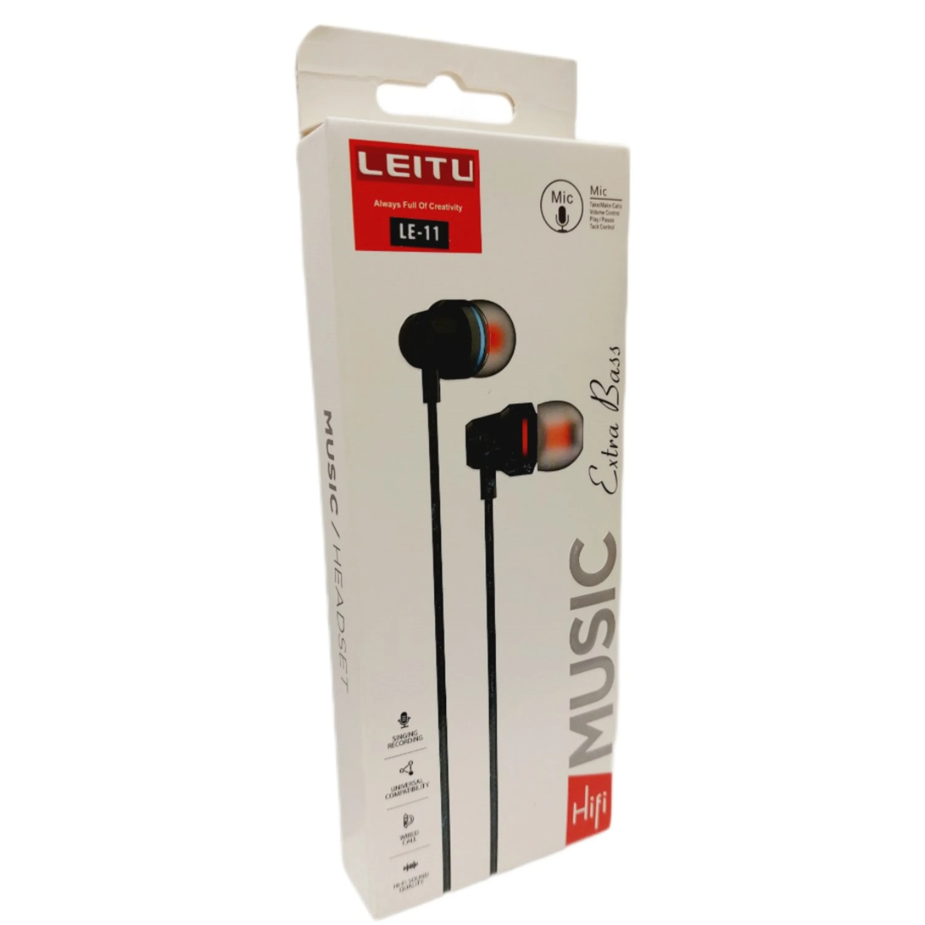 هندزفری سیمی لیتو LEITU LE-11 هندزفری سیمی لیتو LEITU LE-11