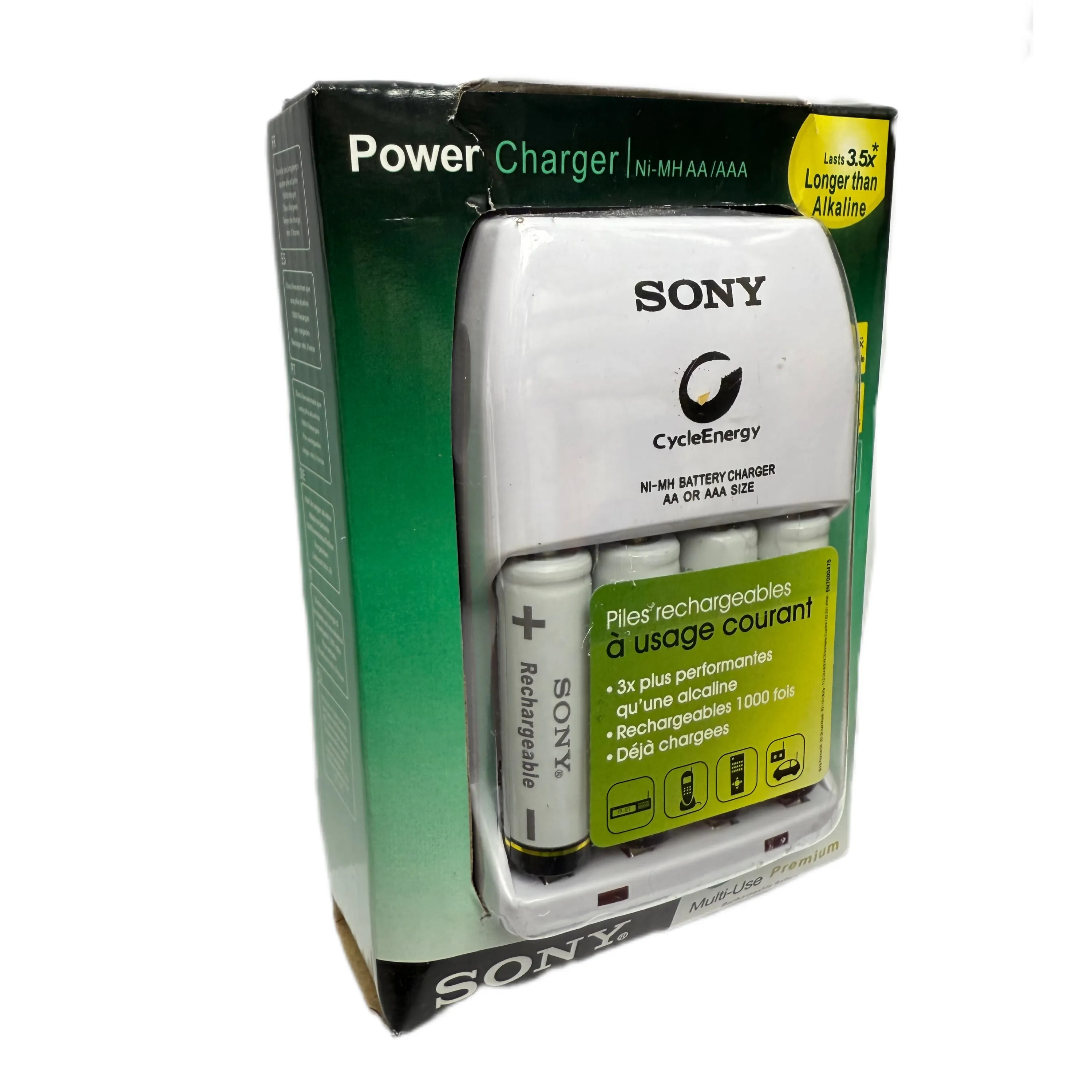 شارژر باتری سونی SONY + 4 عدد باتری شارژی BCG-34HLD4KN