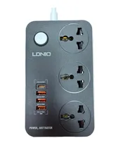 چندراهی برق USB دار الدینیو مدل SC-3412 2500W
