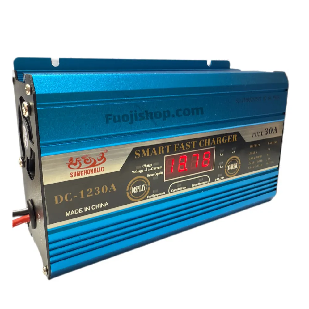 شارژر باتری 12 ولت 30 آمپر با قطع خودکار DC-1230A SUNCHONGLIC