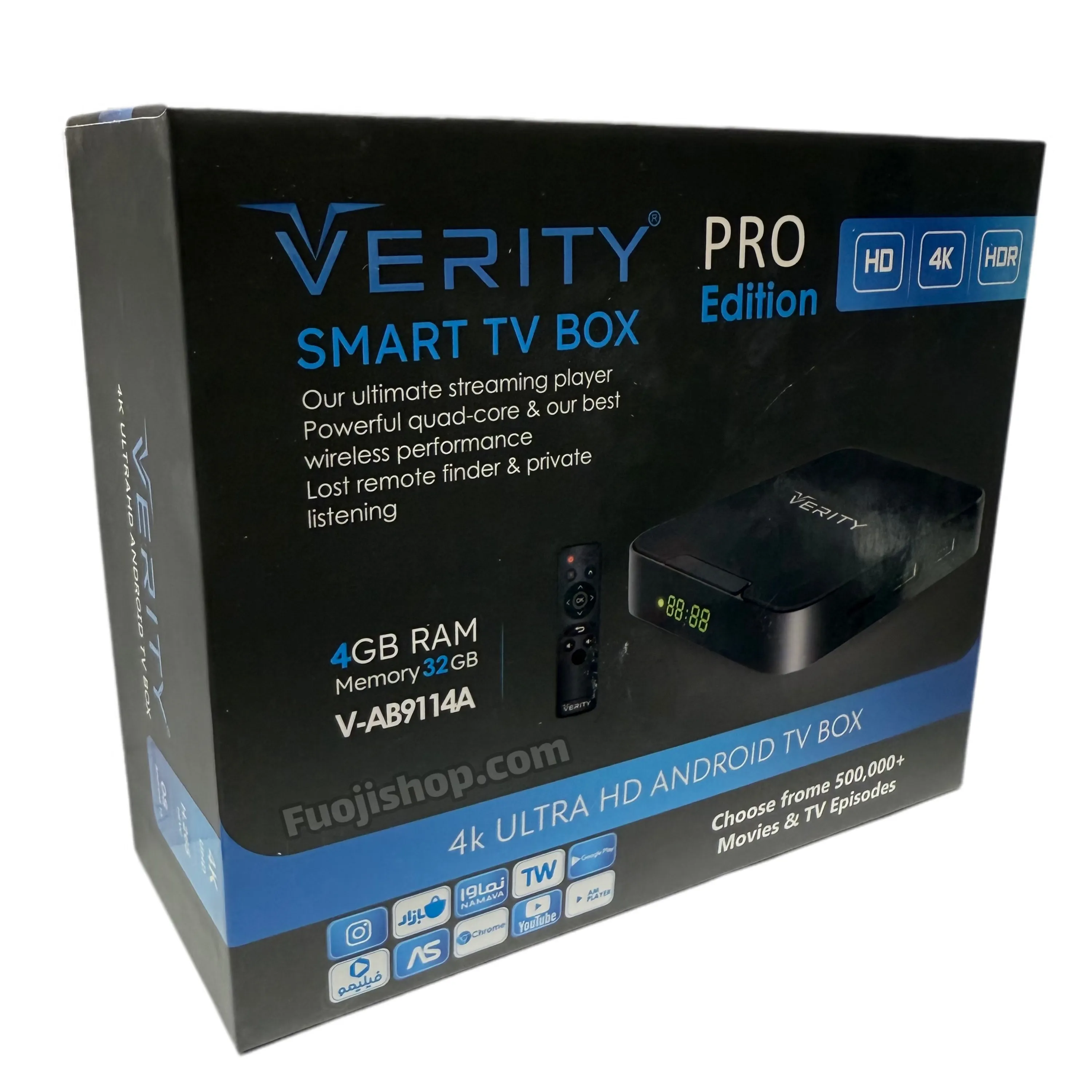 اندروئید باکس 4K وریتی VERITY V-AB9114A PRO Edition اندروئید باکس 4K وریتی VERITY V-AB9114A PRO Edition
