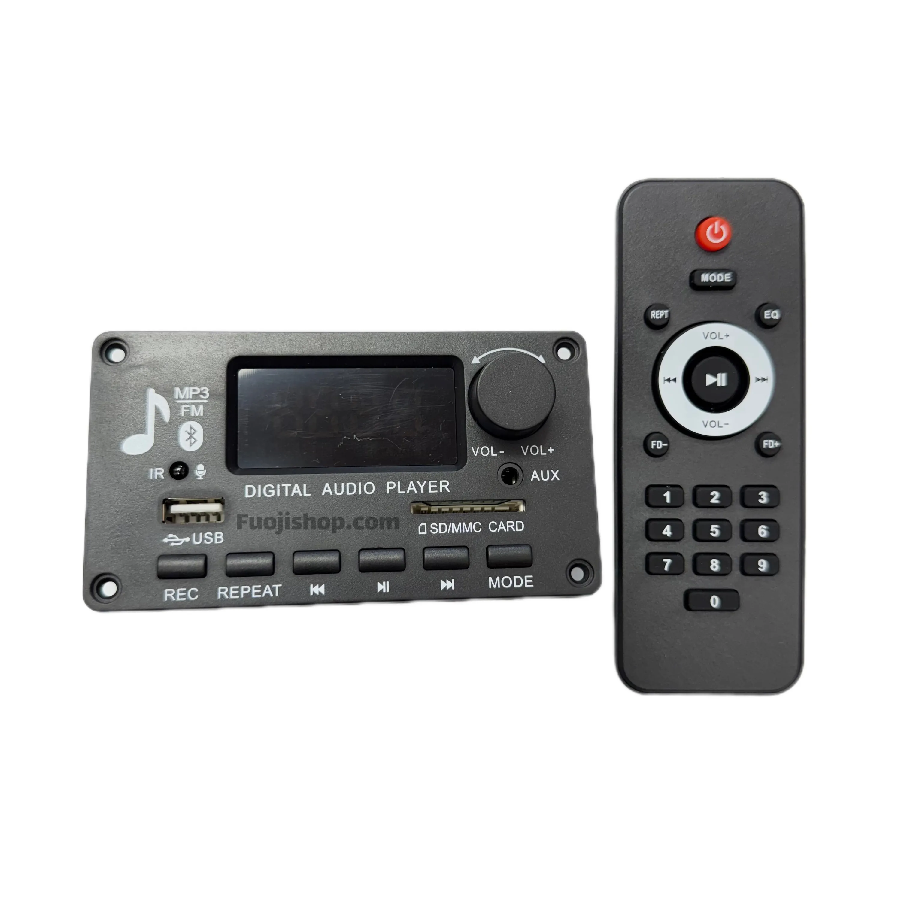 برد بلوتوث آمپلی فایر دار + ریموت کنترل