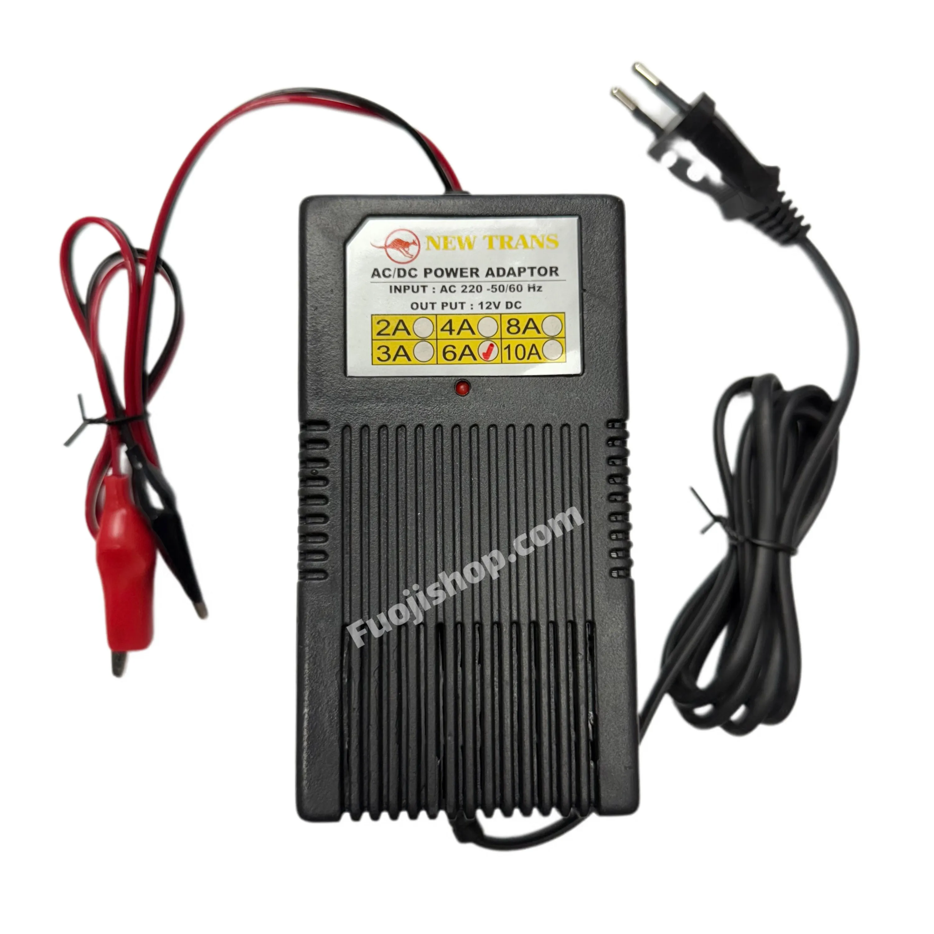 شارژر باتری تک حالت 12 ولت 6 آمپر نیوترانس