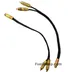 کابل دو نر یک ماده آرسی RCA برند K2 Electronic