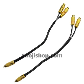کابل دو ماده یک نر آرسی RCA برند K2 Electronic