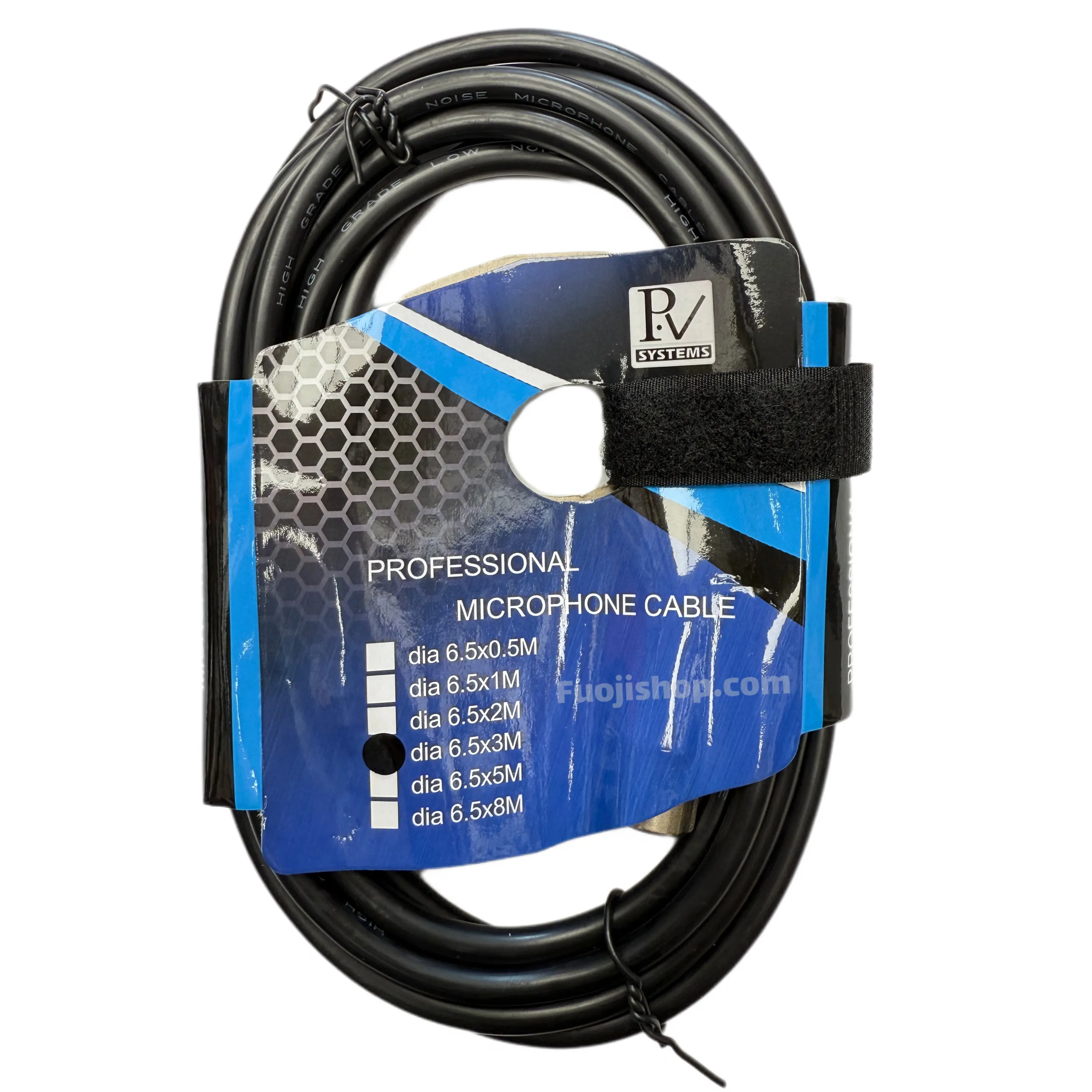 سیم میکروفون حرفه ای برند P.V طول 3.0 متر سیم میکروفون حرفه ای برند P.V طول 3.0 متر