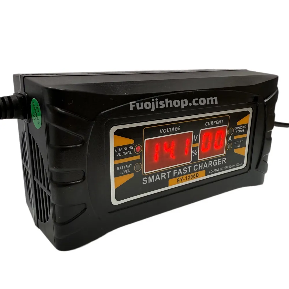 شارژر باتری موتورسیکلت 12V 6A اتوماتیک SON-1206D