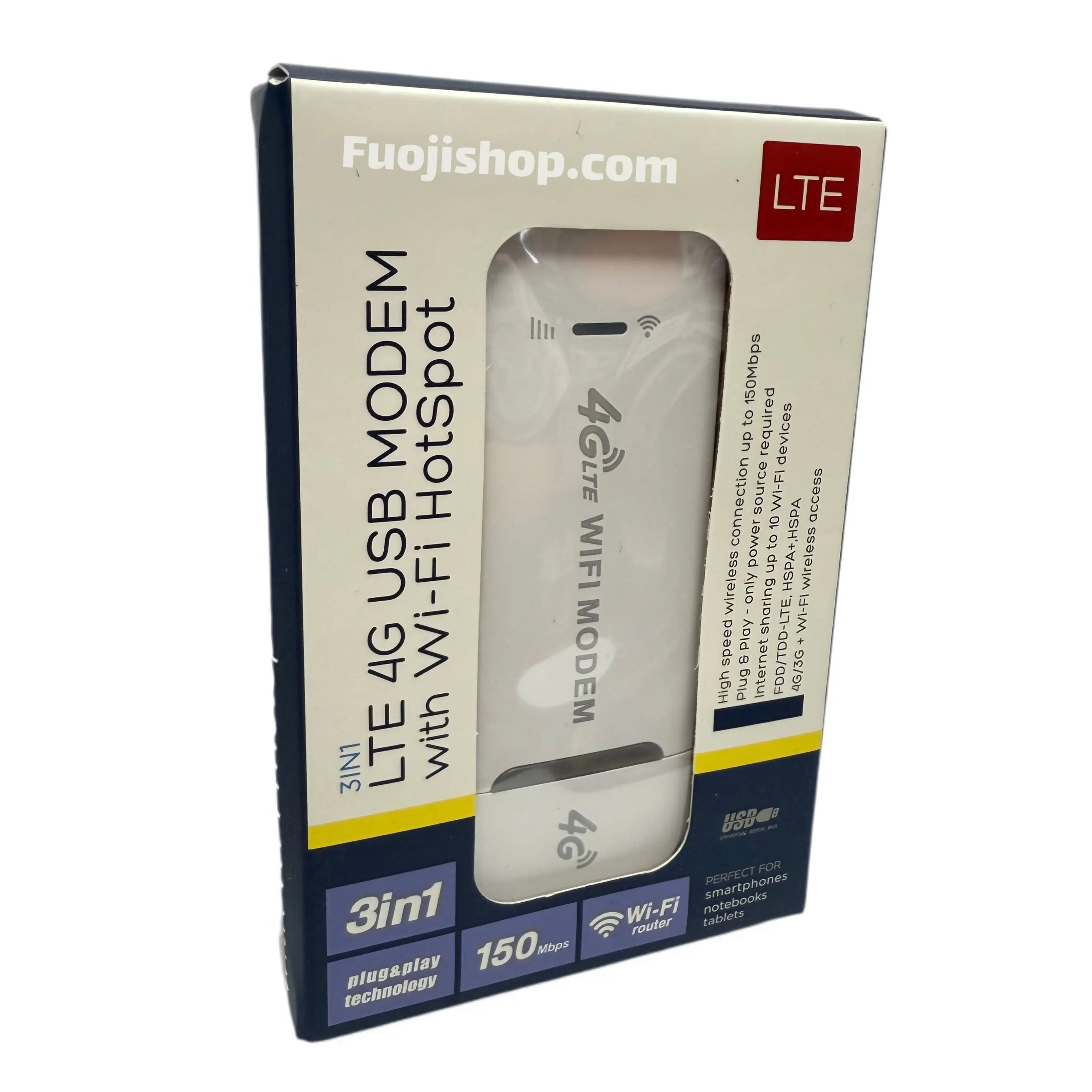 مودم سیم کارت خور با پورت USB مدل 3IN1 LTE 4G