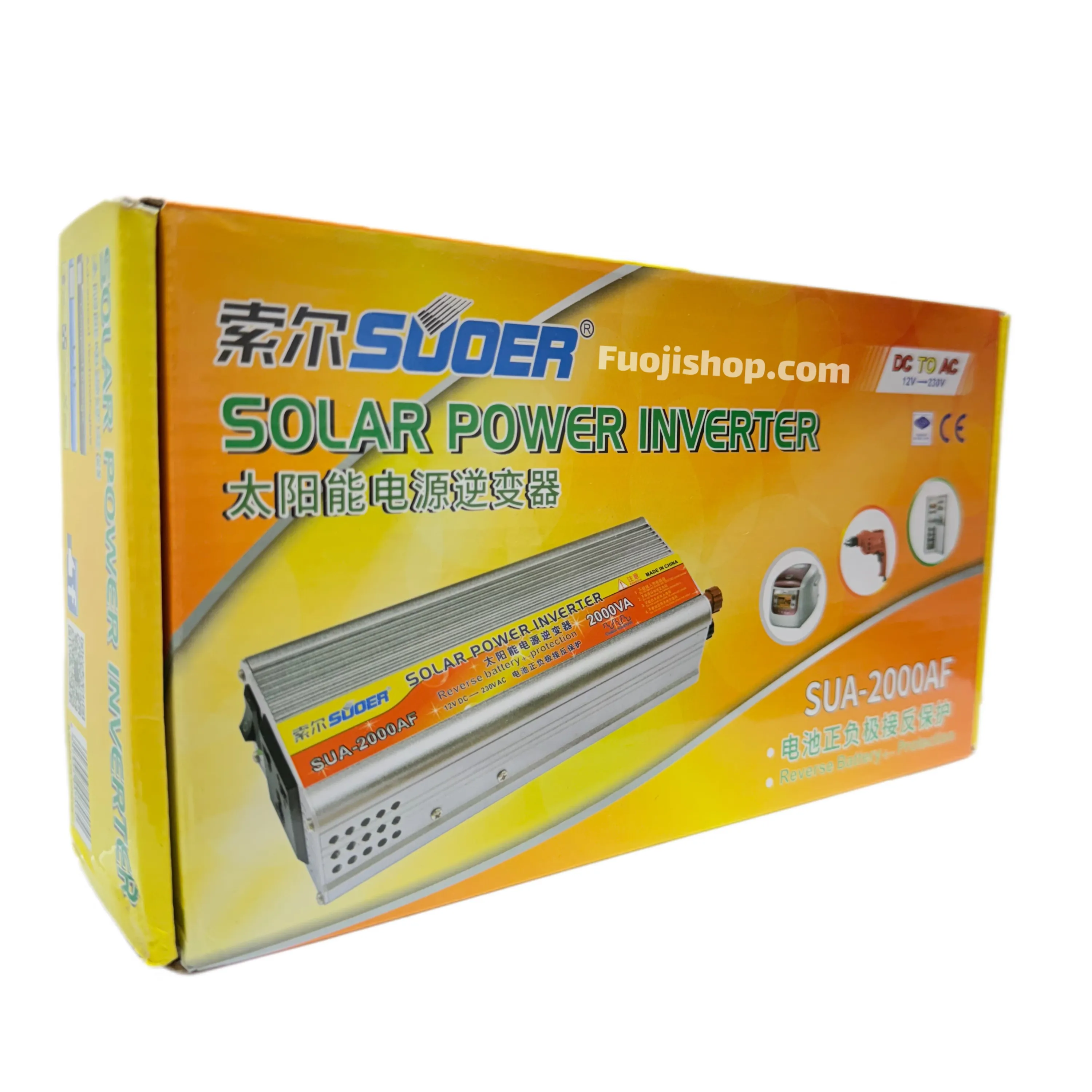 اینورتر 12 به 220 ولت 2000W سوئر SUOER SUA-2000AF