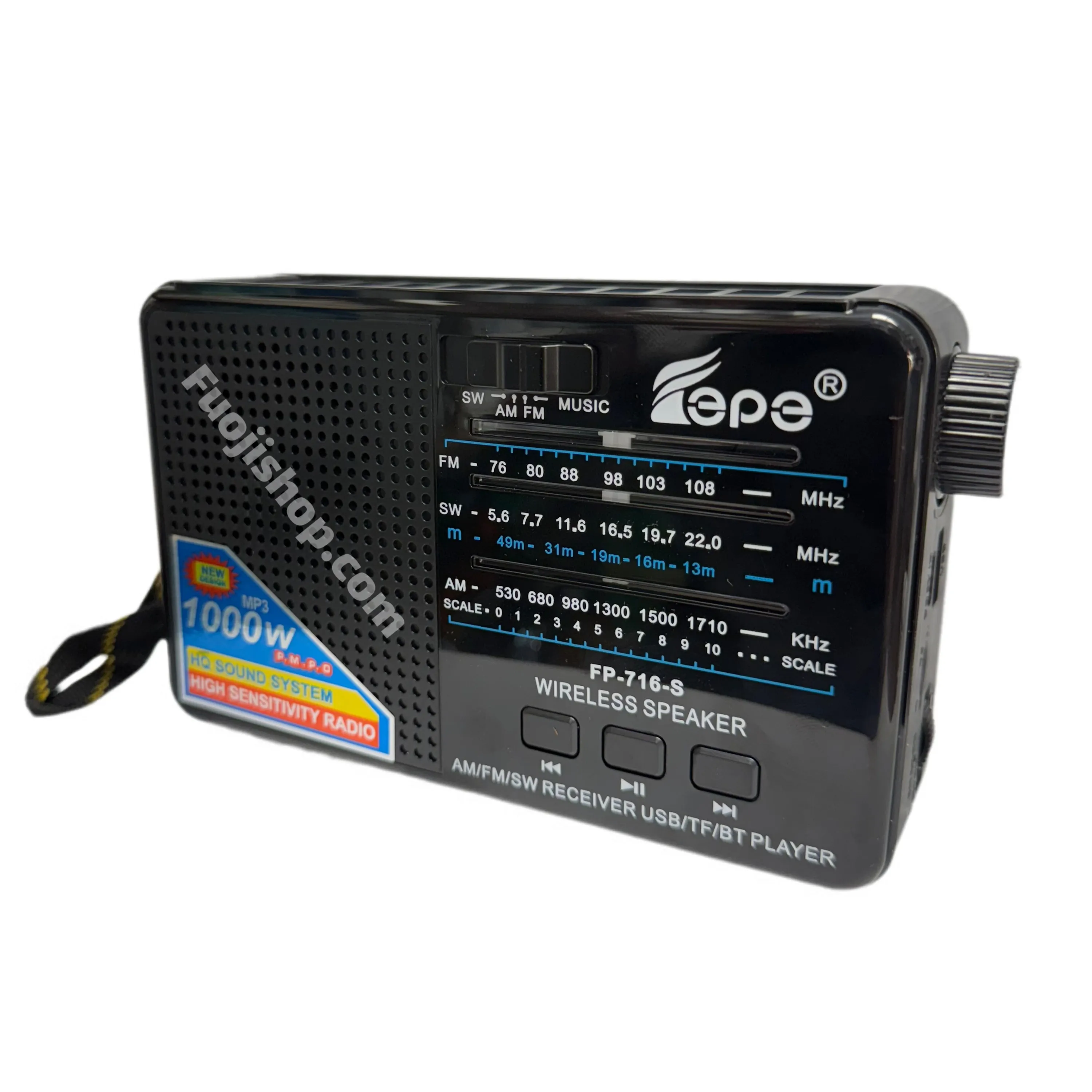 رادیو خورشیدی پنل سولار دار تمام موج FP-716-S