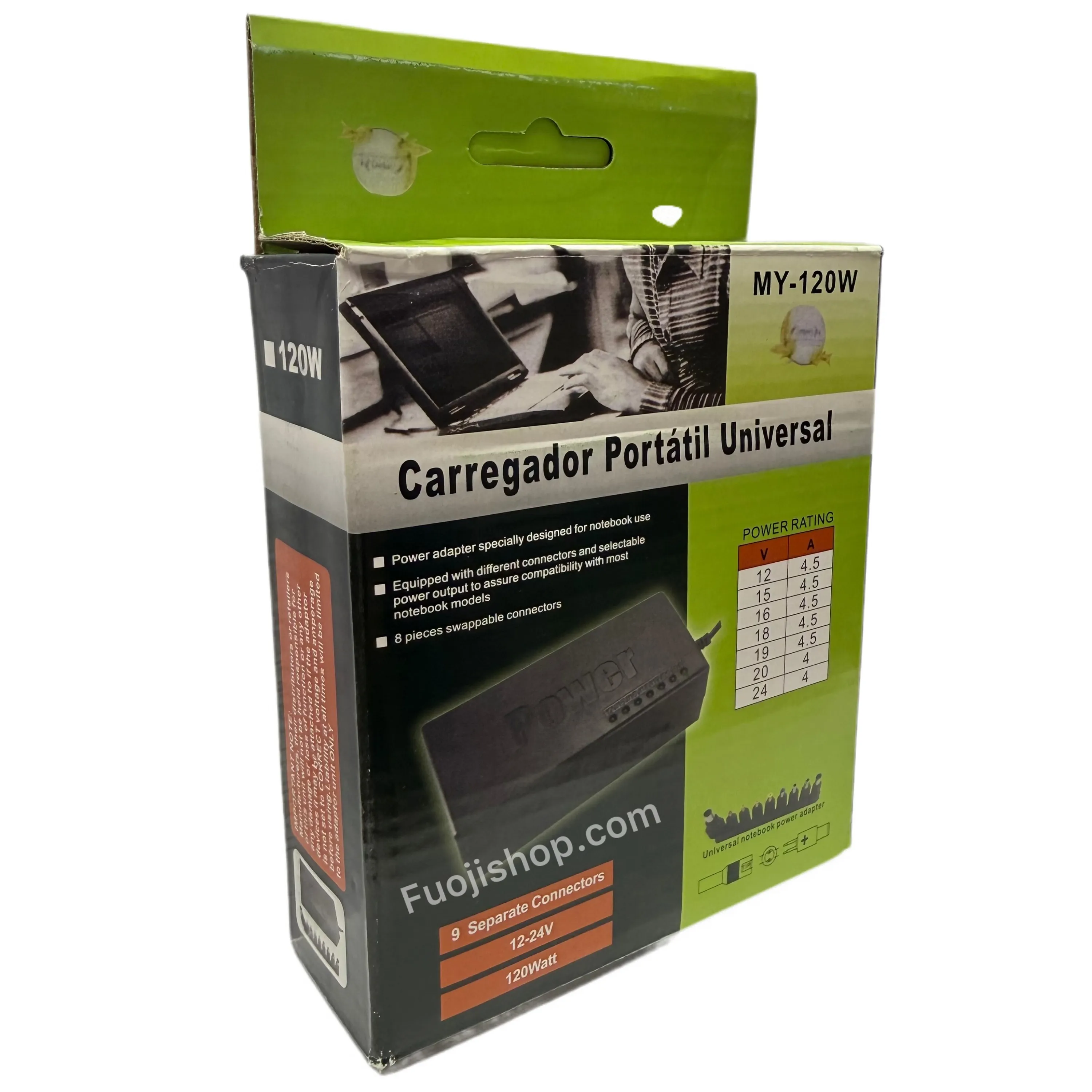 آداپتور همه کاره ولتاژ متغیر لپتاپی [8 سری] MY-120W