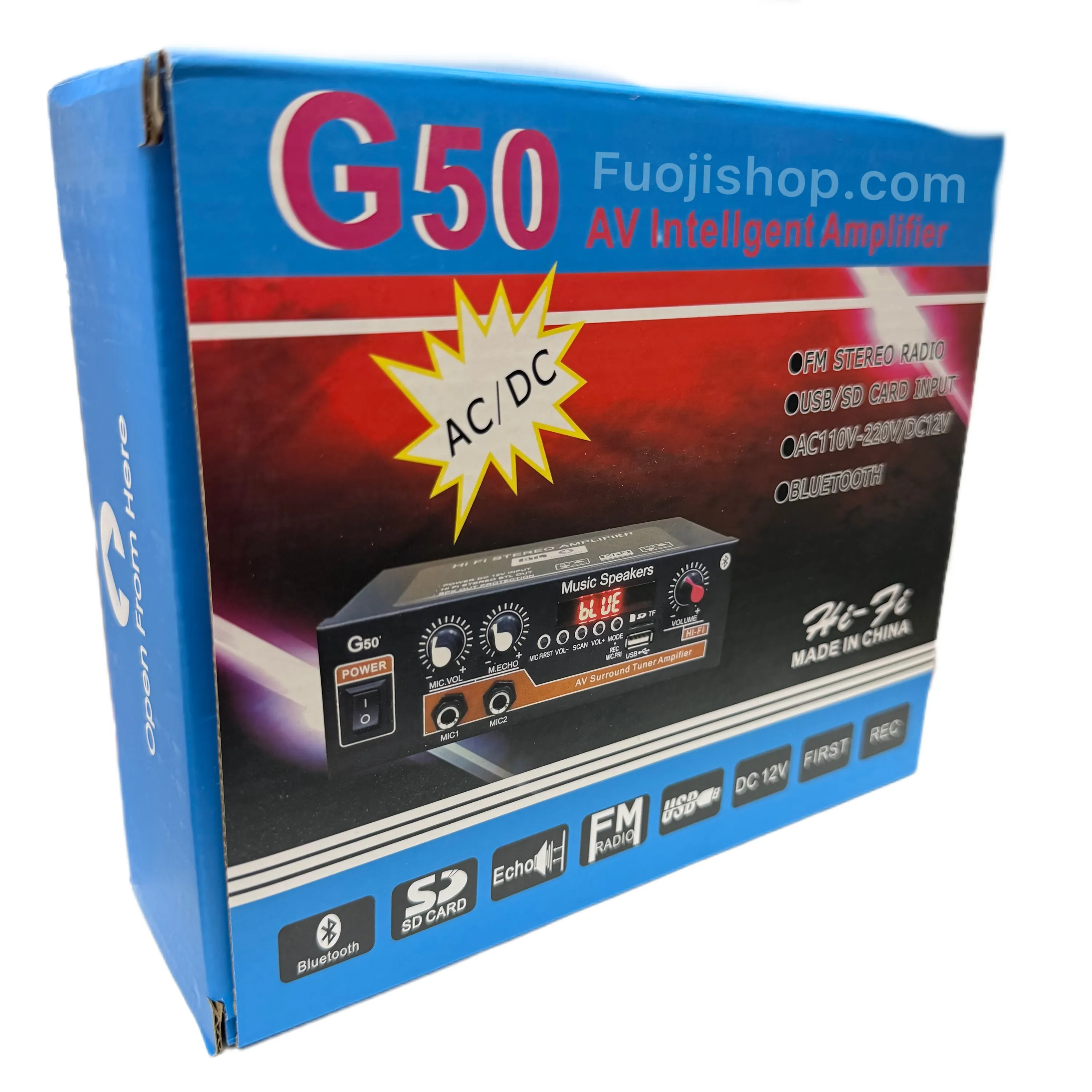 آمپلی فایر خانگی بلوتوث دار G50