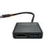 هاب HB-5-C TRANYOO 3IN1 تایپ سی به HDMI و USB3.0 و TYPE-C 100W