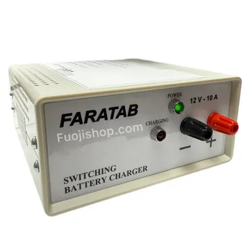 شارژر باتری 12ولت 10 آمپر اتوماتیک فراتاب FARATAB