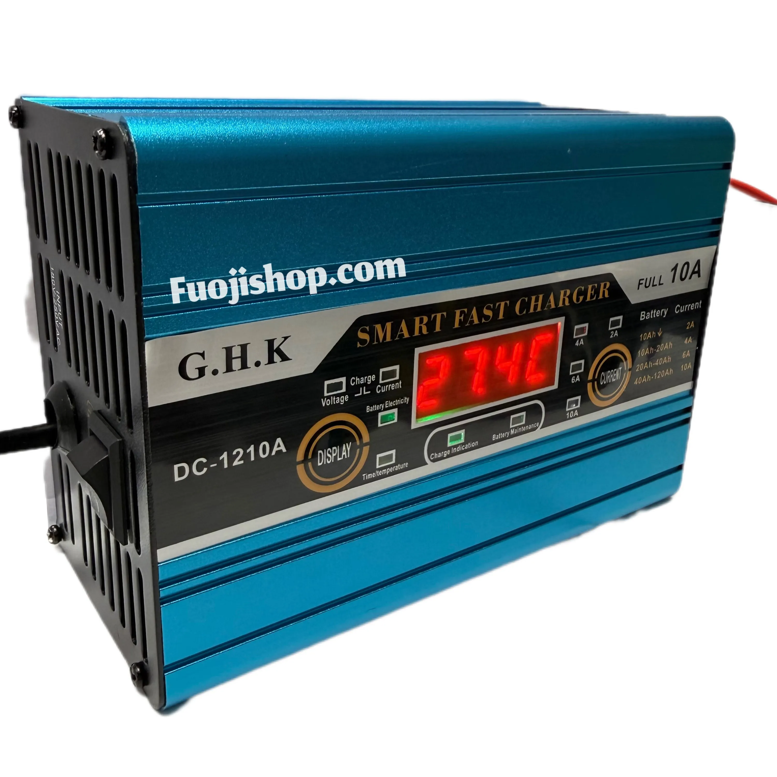 شارژر باتری 12 ولت 10 آمپر با قطع خودکار DC-1210A