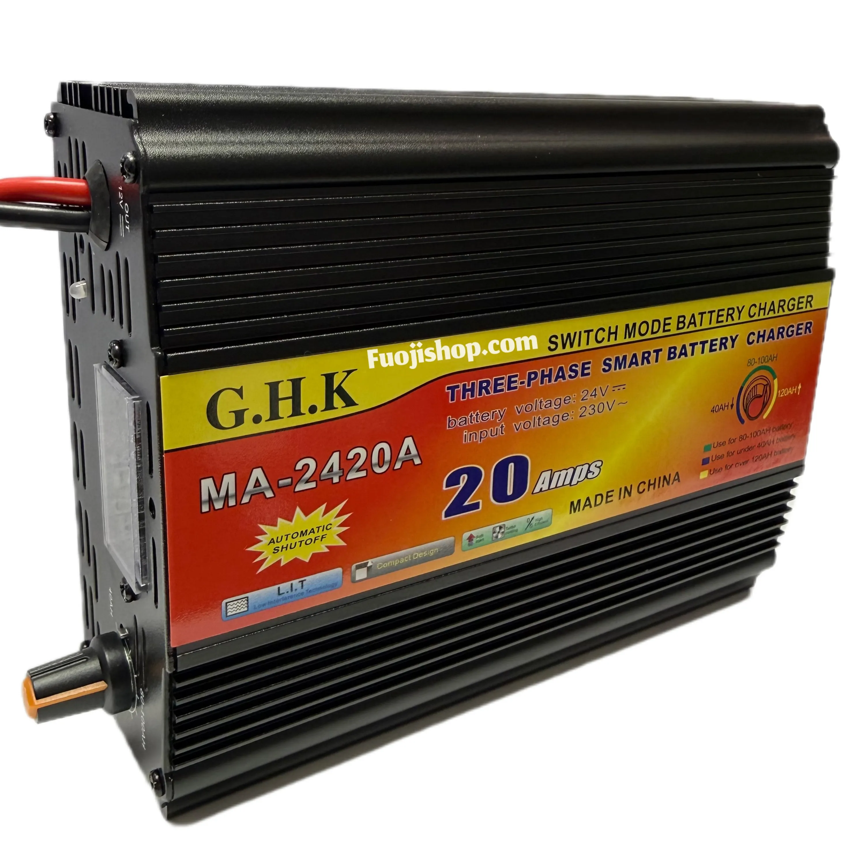شارژر باتری 24 ولت 20 آمپر اتوماتیک GHK MA-2420