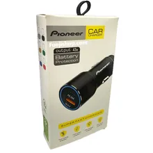 شارژر فندکی پایونیر   تایپ سی + USB بدنه فلزی 43W