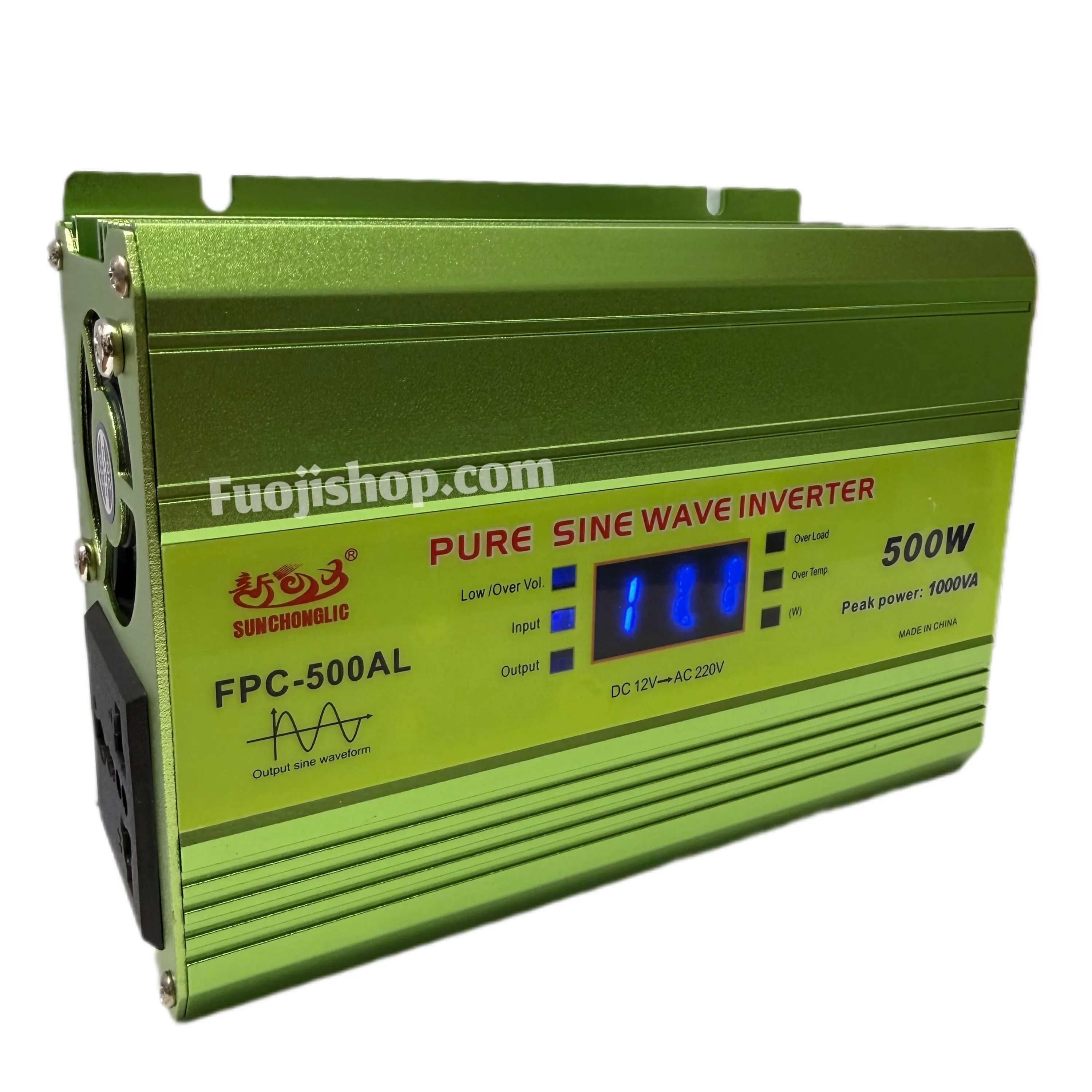 اینورتر تمام سینوسی 12 به 220 ولت 500 وات SUNCHONGLIC مدل FPC-500AL