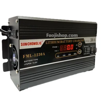 شارژر باتری 12 ولت 30 آمپر اتوماتیک مخصوص باتری لیتیوم فسفات مدل FML-1230A SUNCHONGLIC