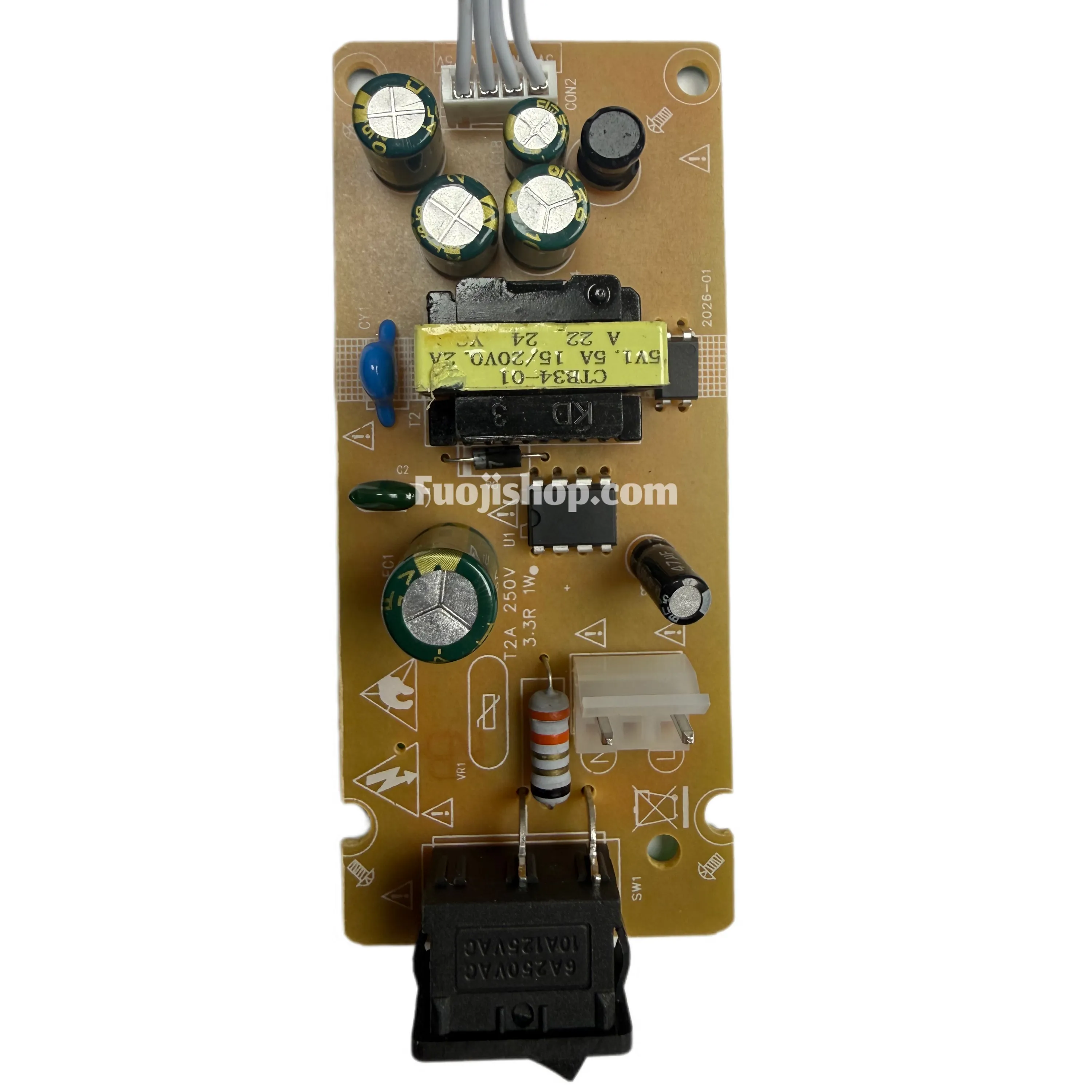 برد تغذیه فابریکی همه کاره 5 ولت 15 ولت 20 ولت برند REXUS EL-11