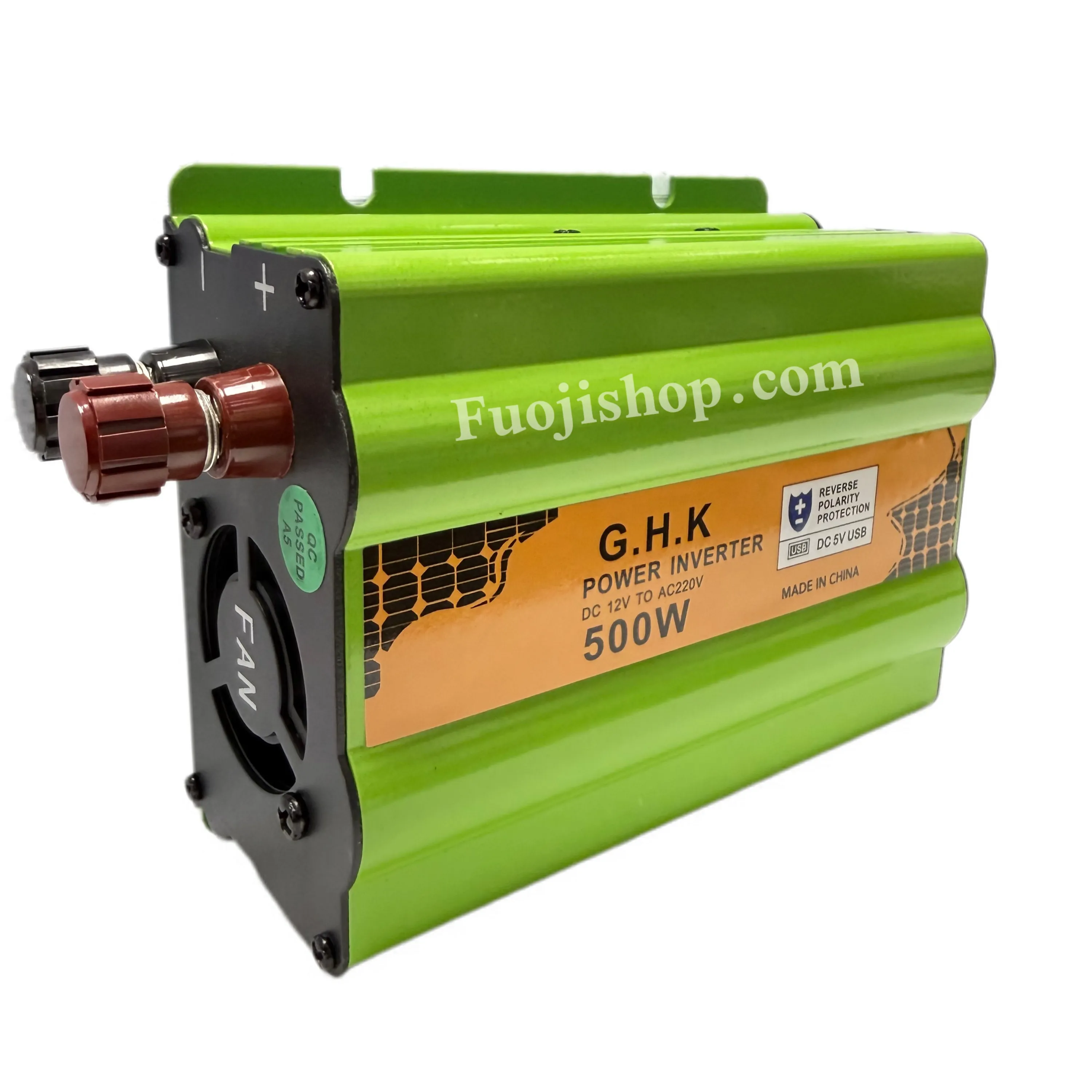 اینورتر شبه سینوسی12 ولت به 220 ولت 500W برند GHK مدل SUS-500A اینورتر شبه سینوسی12 ولت به 220 ولت 500W برند GHK مدل SUS-500A