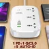 سه راهی برق هوشمند وای فای الدینو LDNIO مدل SCW3451-EU